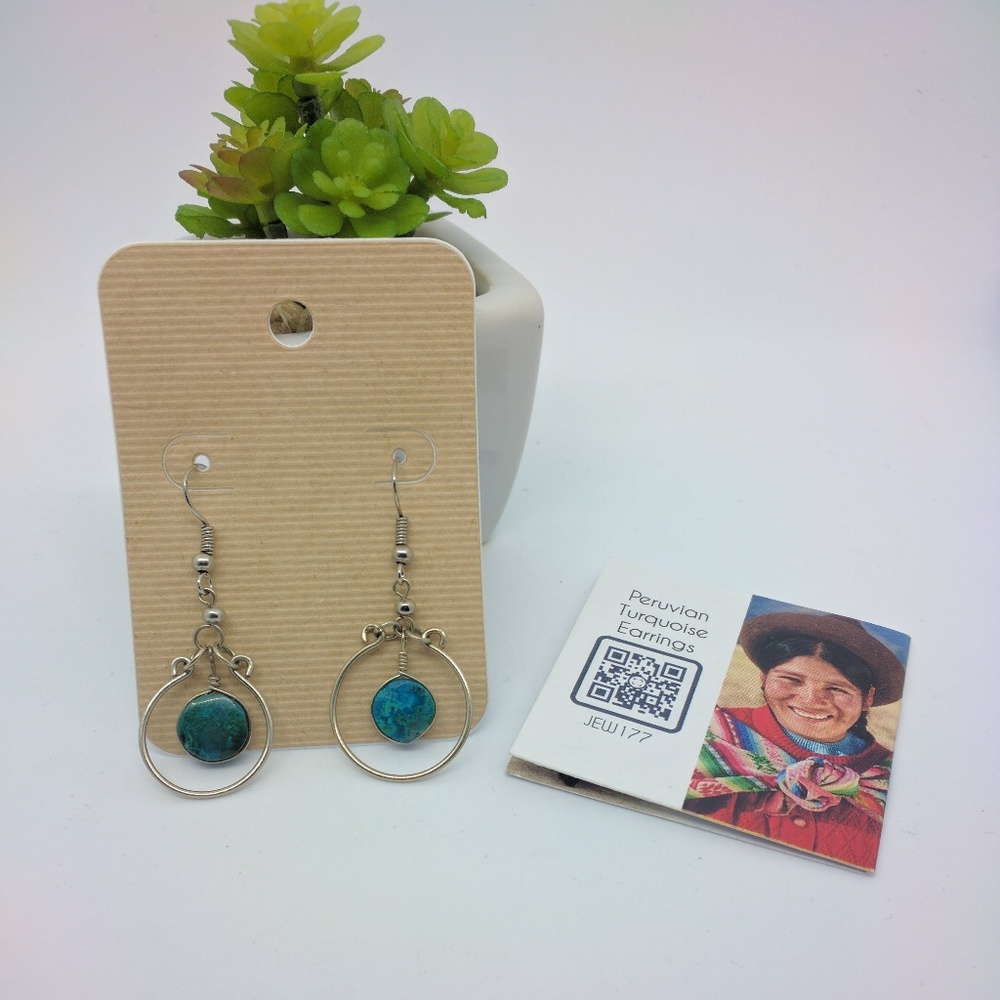 Peruvian Turquoise Earrings
